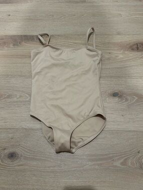 Capezio Beige Tank Bodysuit